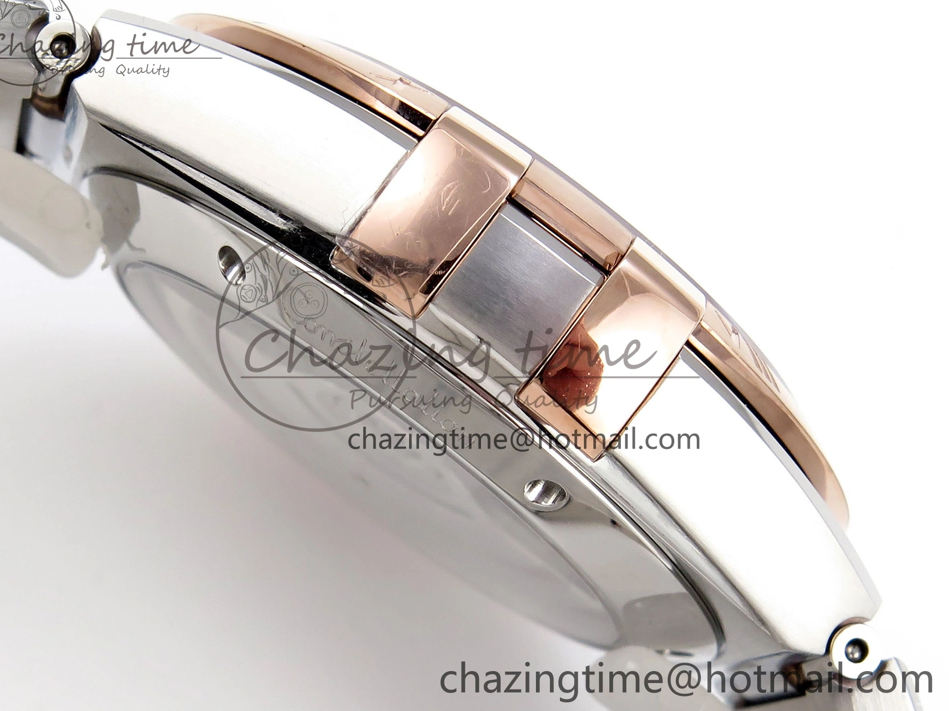 0414 Constellation 39mm SS RG ASWF 1:1 Best Edition White Diamonds Dial on SS RG Bracelet A Minimalist 7772